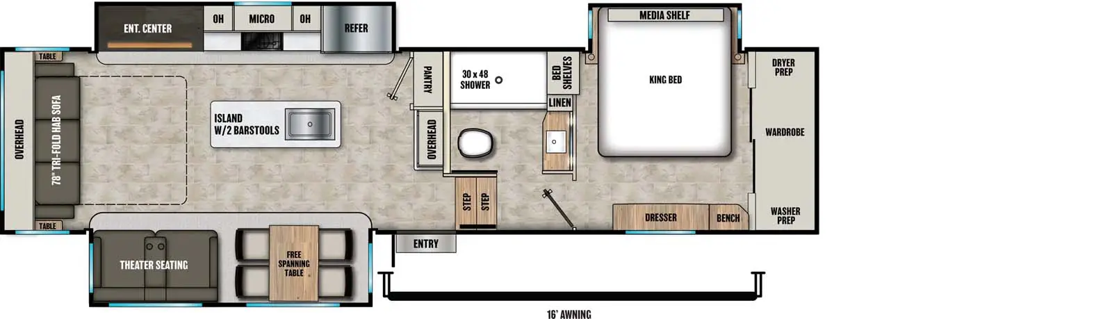 336RL Floorplan Image
